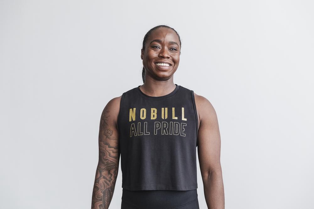 Débardeurs NOBULL Homme Noir Doré - NOBULL Muscle (Pride),France (4591-VGDXI)